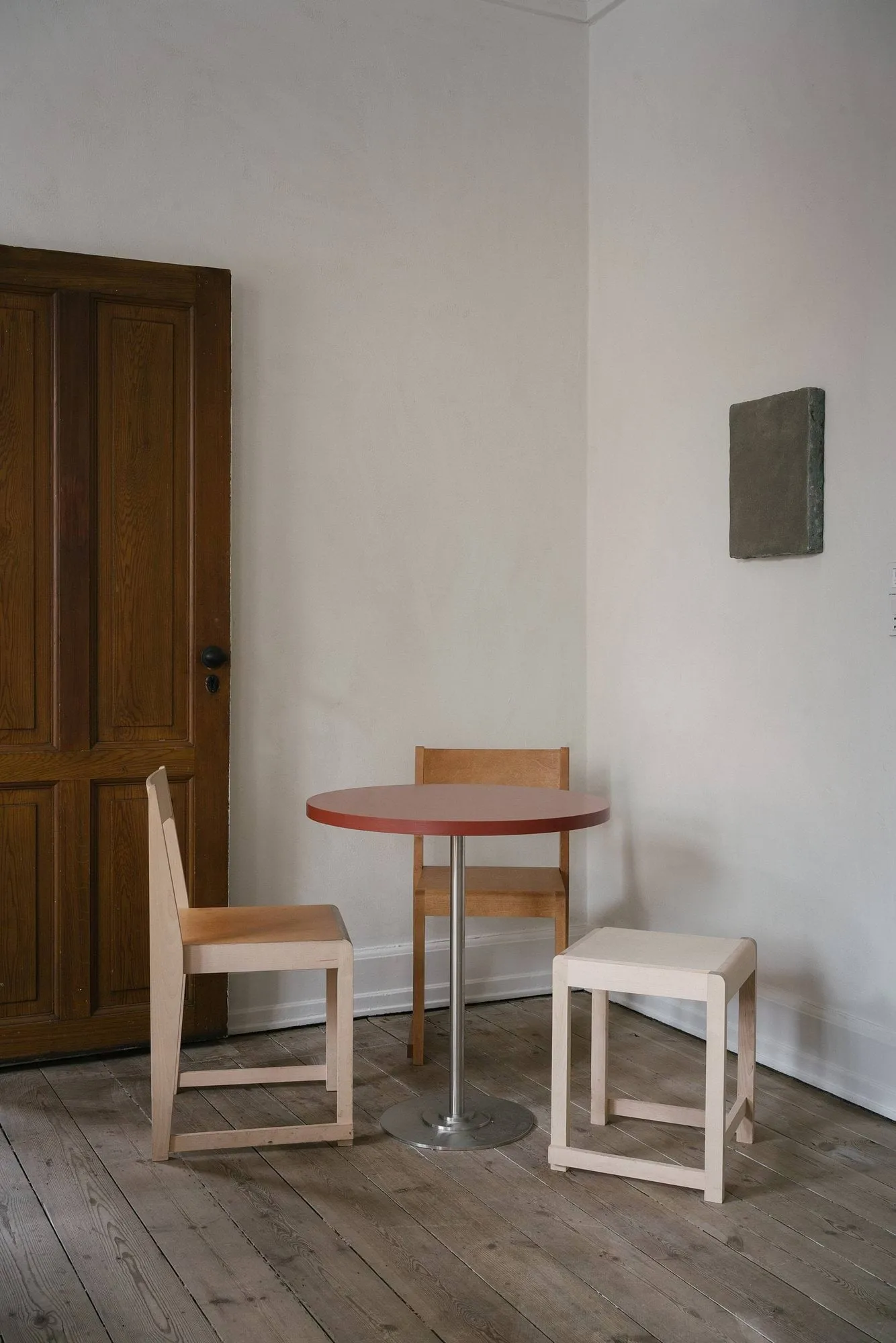 Low Stool 01 Hocker, Birke FRAMA