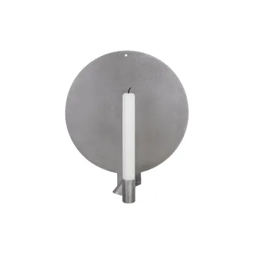 Ornament Wandkerzenhalter - Edelstahl, round, 28,2 cm - FRAMA
