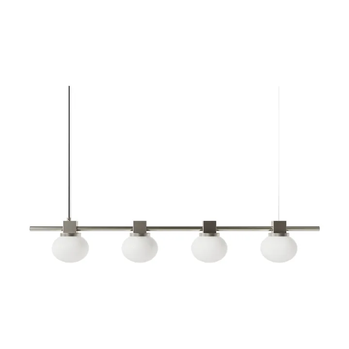 Ovoid Pendant Light Quadruple Pendelleuchte - Edelstahl, Opalglas - FRAMA