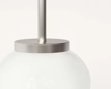 Ovoid Pendant Light Single Pendelleuchte - Edelstahl, Opalglas - FRAMA