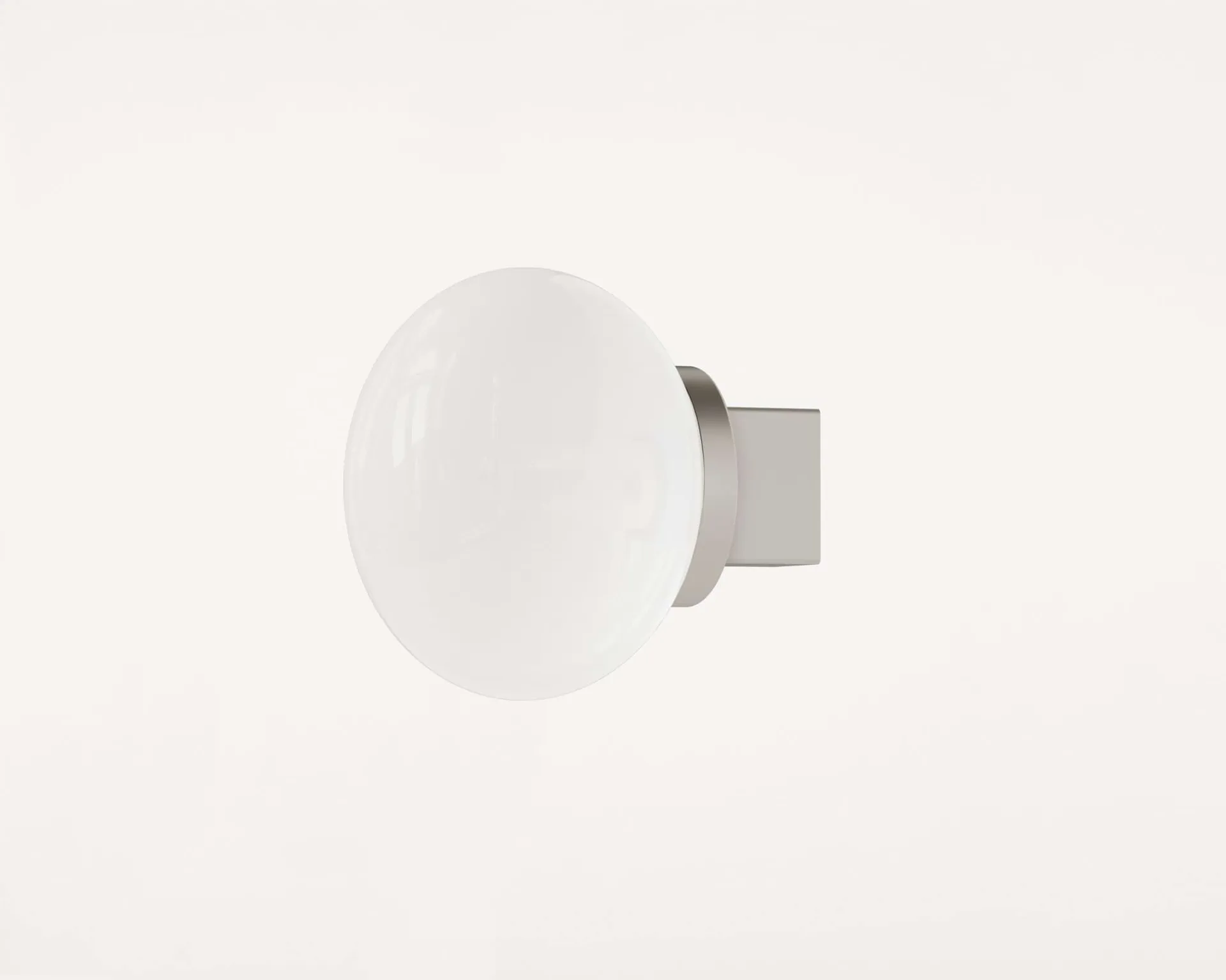 Ovoid Sconce Deckenleuchte, Edelstahl, Opalglas FRAMA