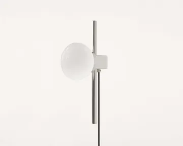 Ovoid Single Wandleuchte - Edelstahl-Opalglas - FRAMA