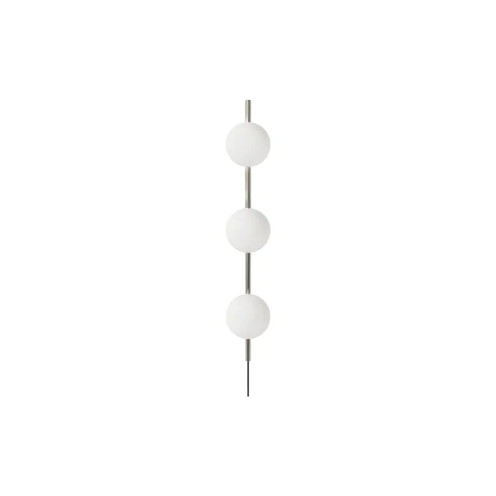 Ovoid Single Wandleuchte - Edelstahl-Opalglas - FRAMA