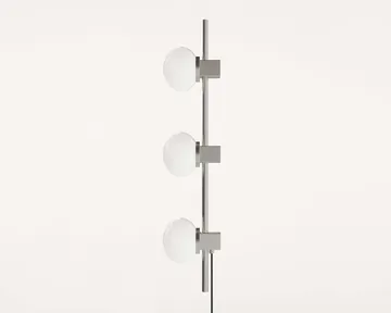 Ovoid Single Wandleuchte - Edelstahl-Opalglas - FRAMA