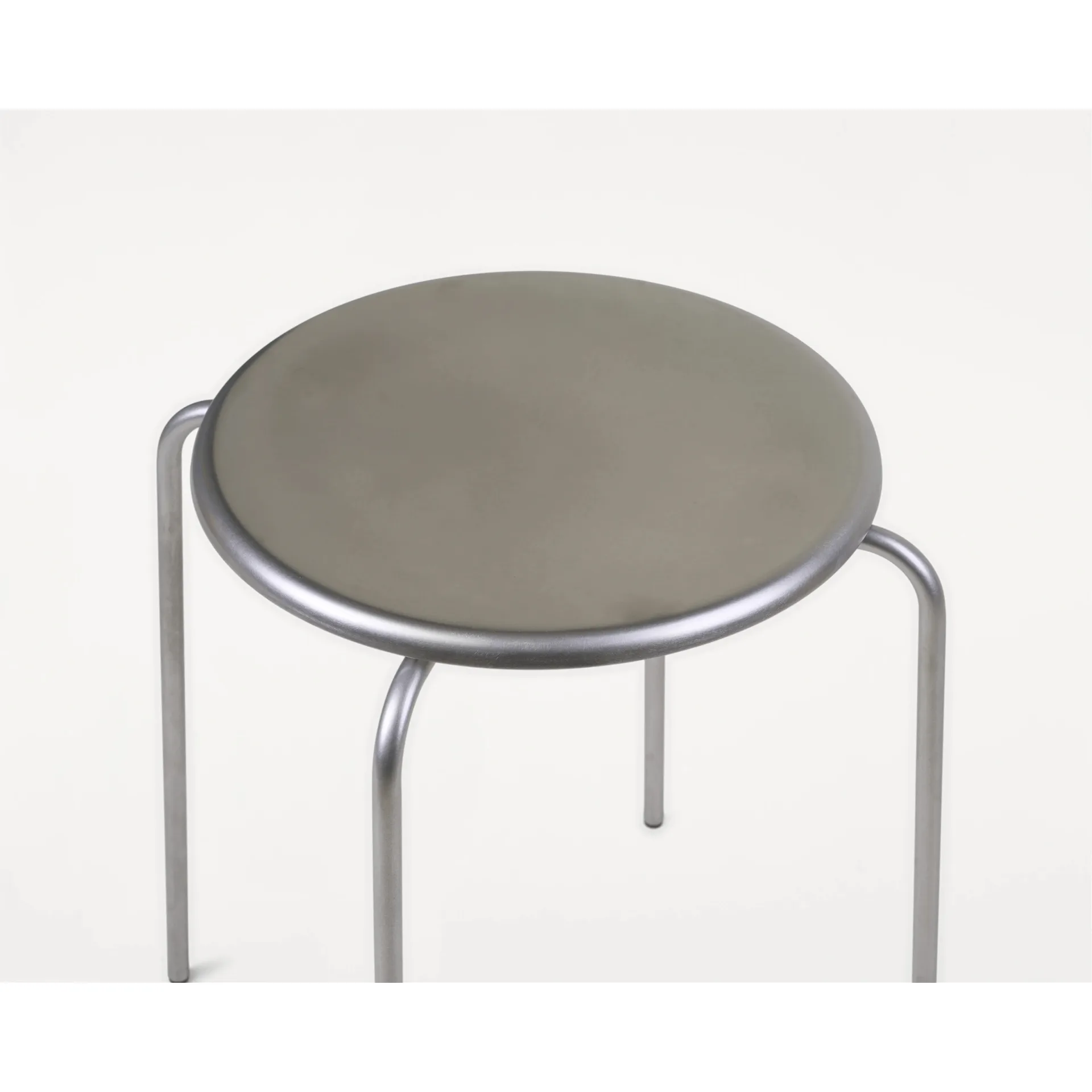 Petit Rond runder Hocker, Edelstahl FRAMA