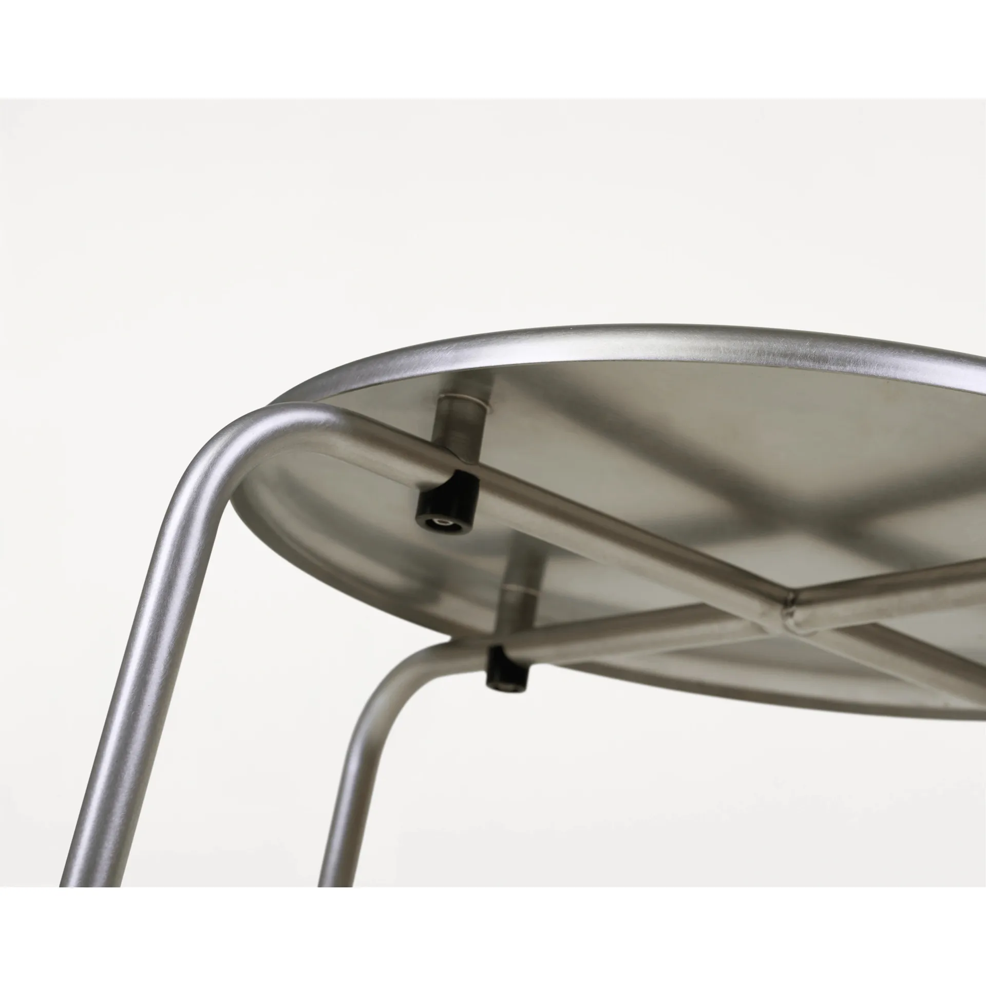 Petit Rond runder Hocker, Edelstahl FRAMA