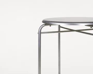 Petit Rond Tisch - Edelstahl, Ø65x73 cm - FRAMA