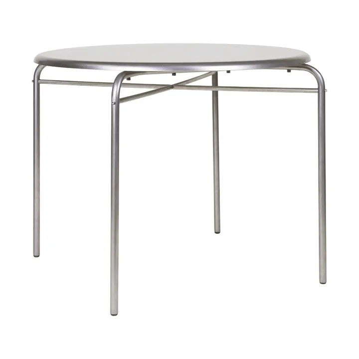 Petit Rond Tisch - Edelstahl, Ø90x73 cm - FRAMA