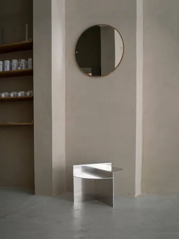 Rivet Beistelltisch - Aluminium, Ø51,3x40 cm - FRAMA