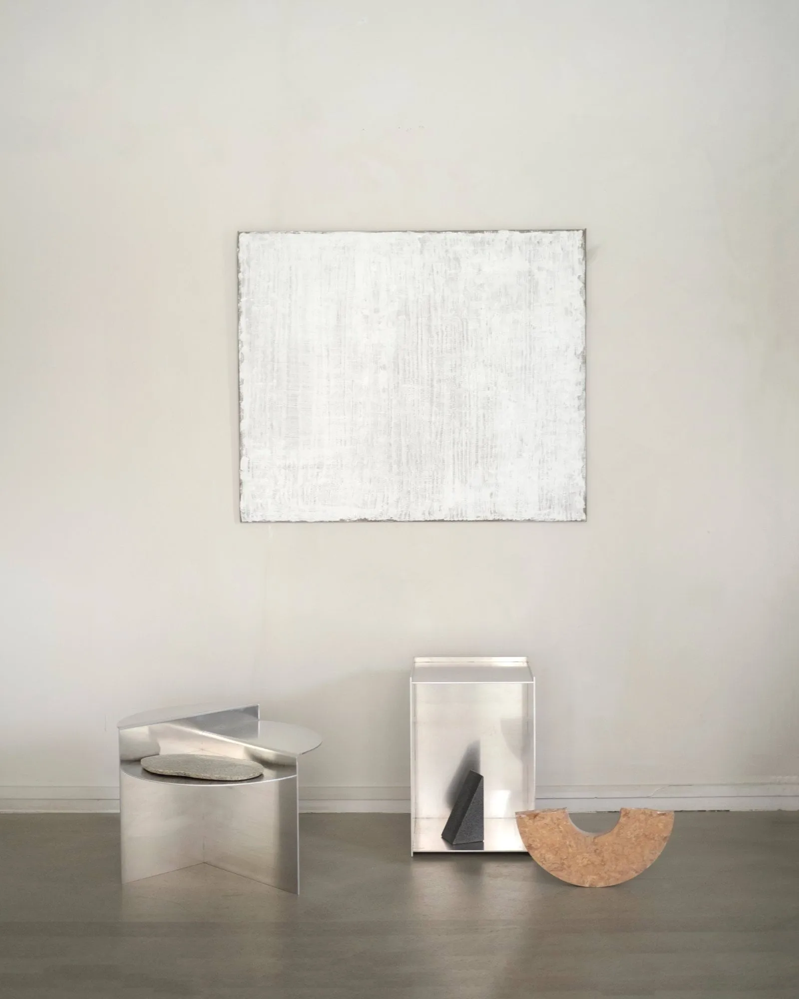 Rivet Beistelltisch, Aluminium, Ø51,3x40 cm FRAMA