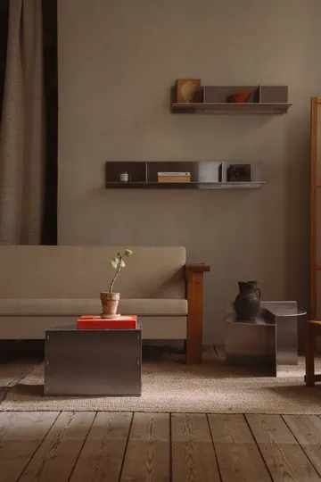 Rivet Shelf Wandregal - Aluminium, small, 87,6x20,6x22,1 cm - FRAMA
