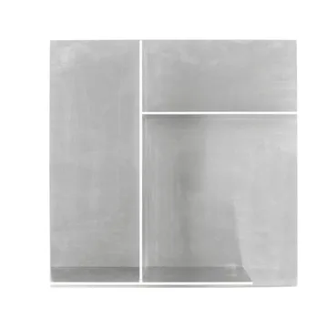 Rivet Typecase Wandregal - Aluminium, 44,6x44,6x16,1 cm - FRAMA