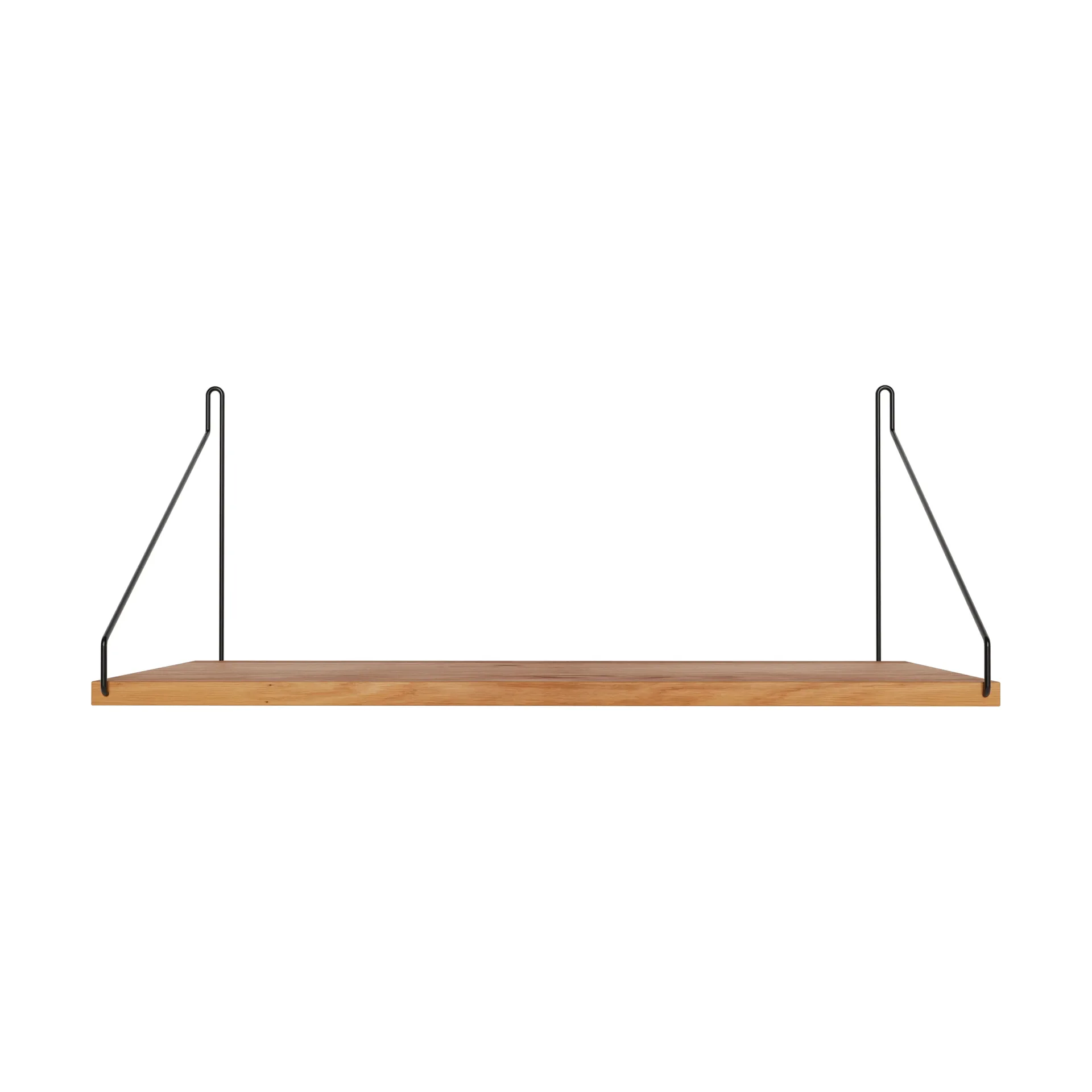Single Shelf Wandregal, Eiche-Schwarz, 40x27 cm FRAMA