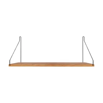 Single Shelf Wandregal - Eiche-Schwarz, 60x27 cm - FRAMA
