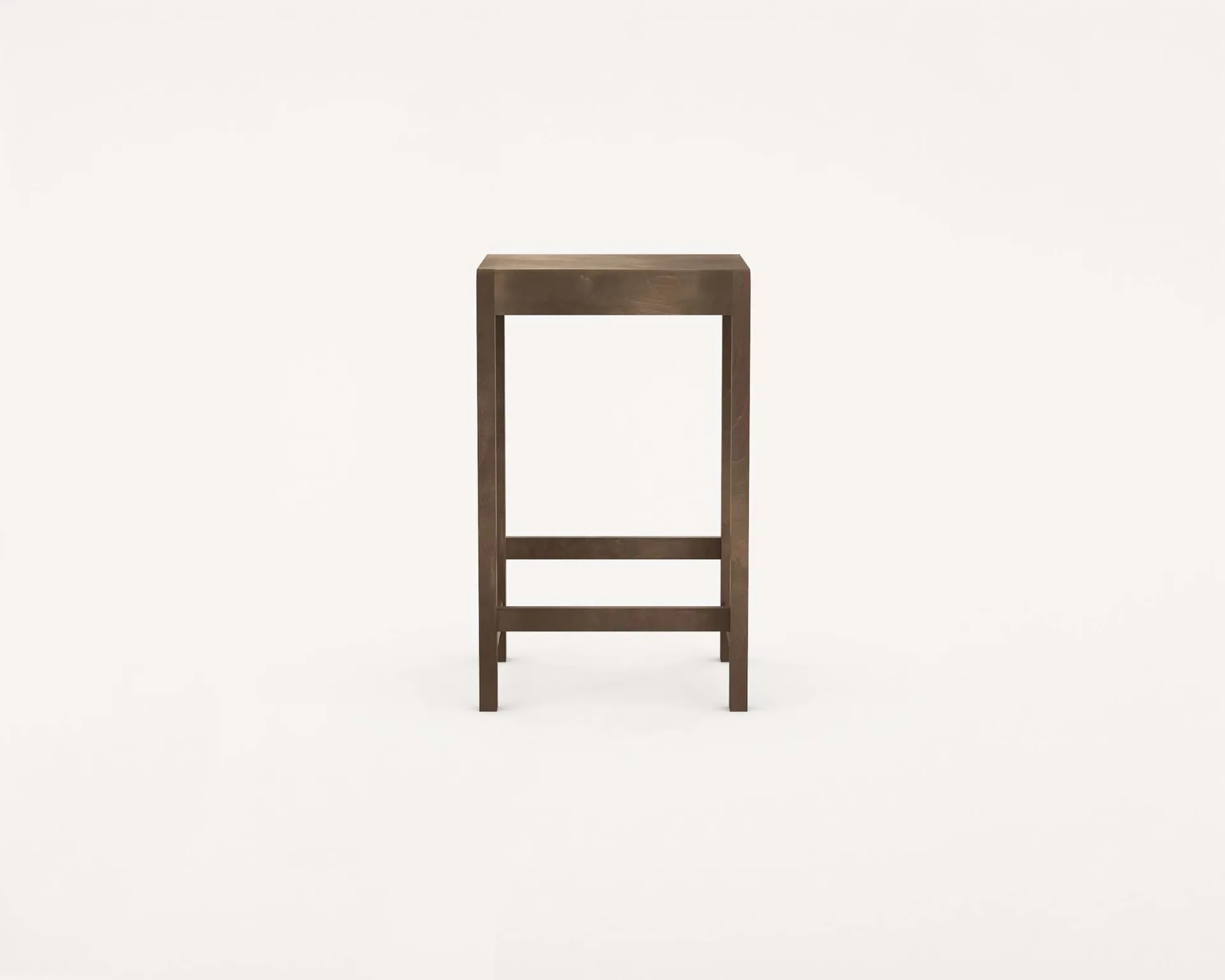 Stool 01 Barhocker, Dunkelbraune Birke, 65 cm FRAMA