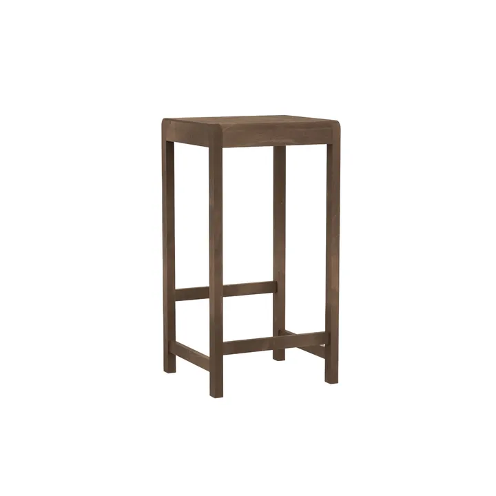 Stool 01 Barhocker - Dunkelbraune Birke, 76 cm - FRAMA