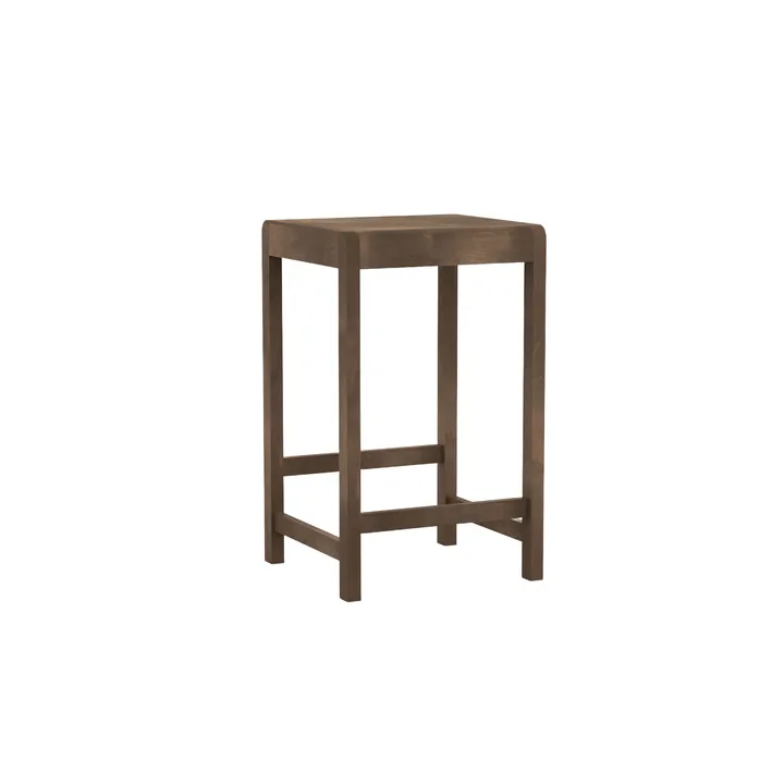 Stool 01 barpall - Dunkelbraune Birke, 65 cm - FRAMA