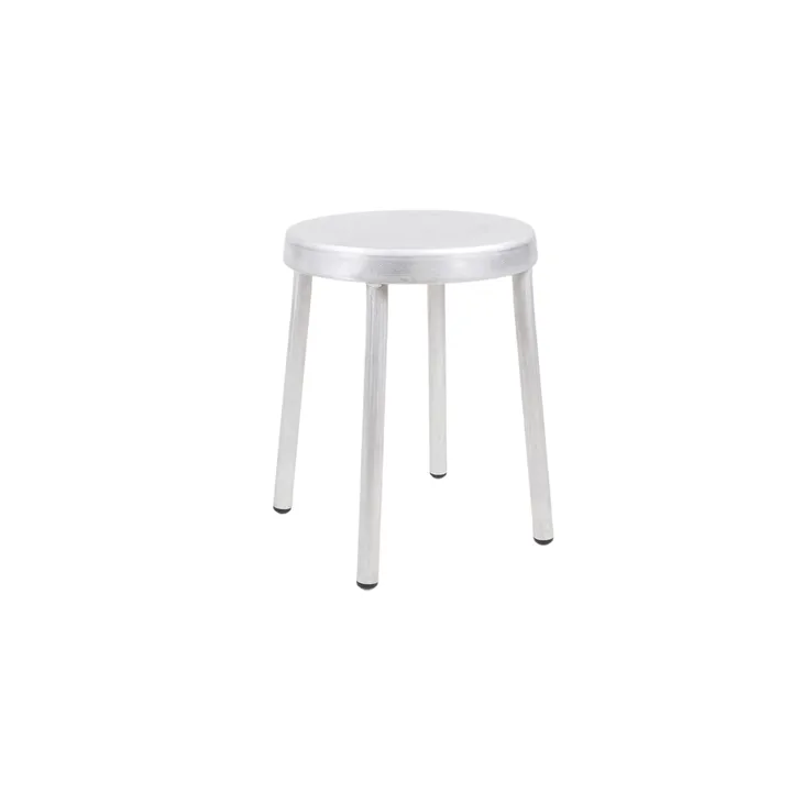 Tasca runder Hocker - Aluminium, H: 46 cm - FRAMA