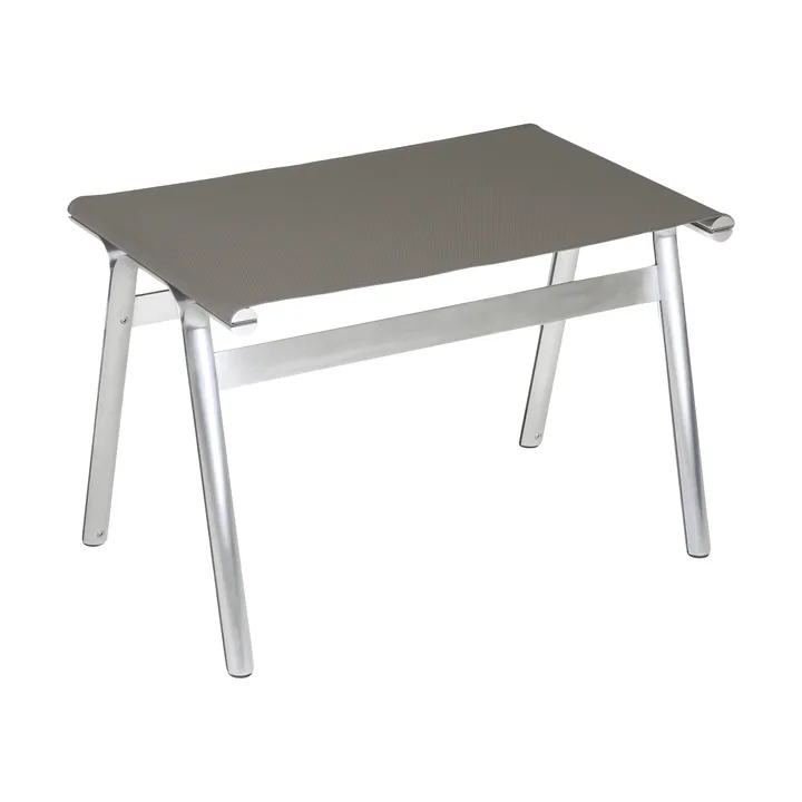 Union Hocker - Aluminium-Taupe Mesh, H: 40,6 cm - FRAMA