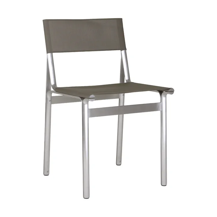 Union Stuhl - Aluminium-Taupe Mesh - FRAMA