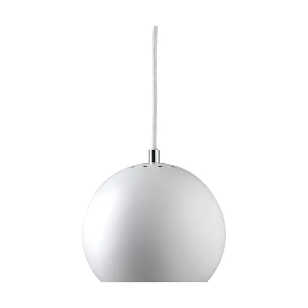 Ball Pendel, Weiß, Ø18 cm Frandsen