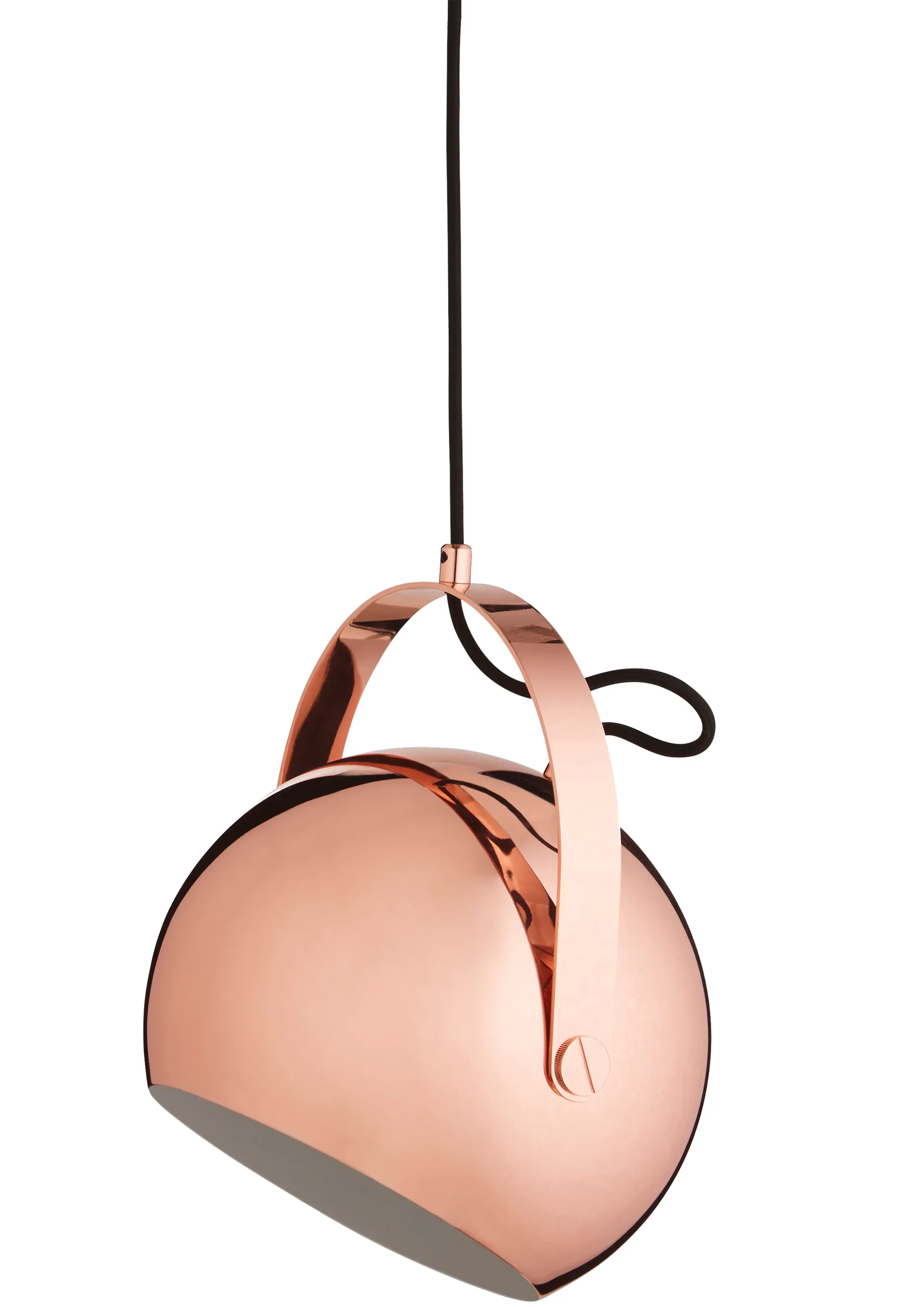 Ball Pendelleuchte Ø19 cm, Glossy Kupfer Frandsen