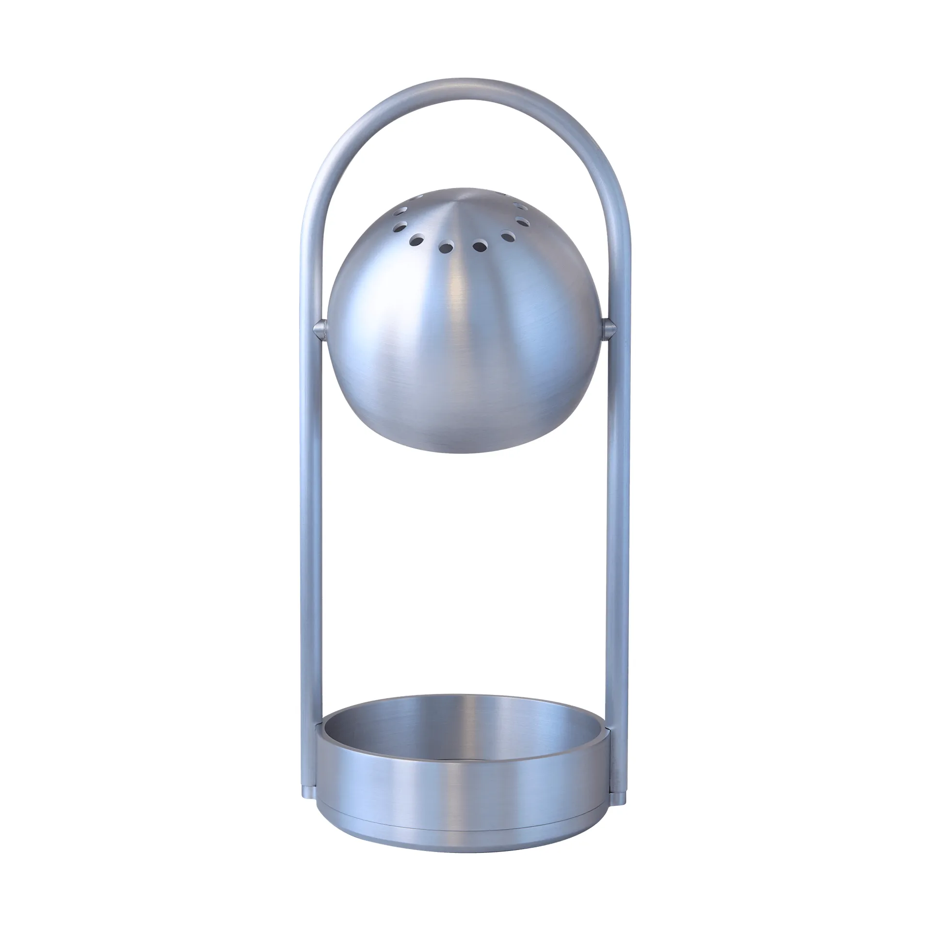 Ball tragbare Tischlampe, Brushed Aluminium, 32 cm Frandsen