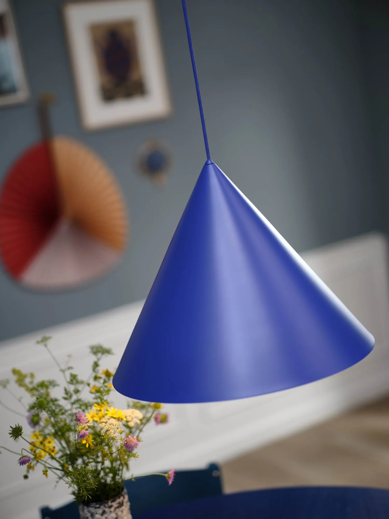 Benjamin Xl Pendelleuchte Ø46 cm, Atomic Blue, Ø46 cm Frandsen