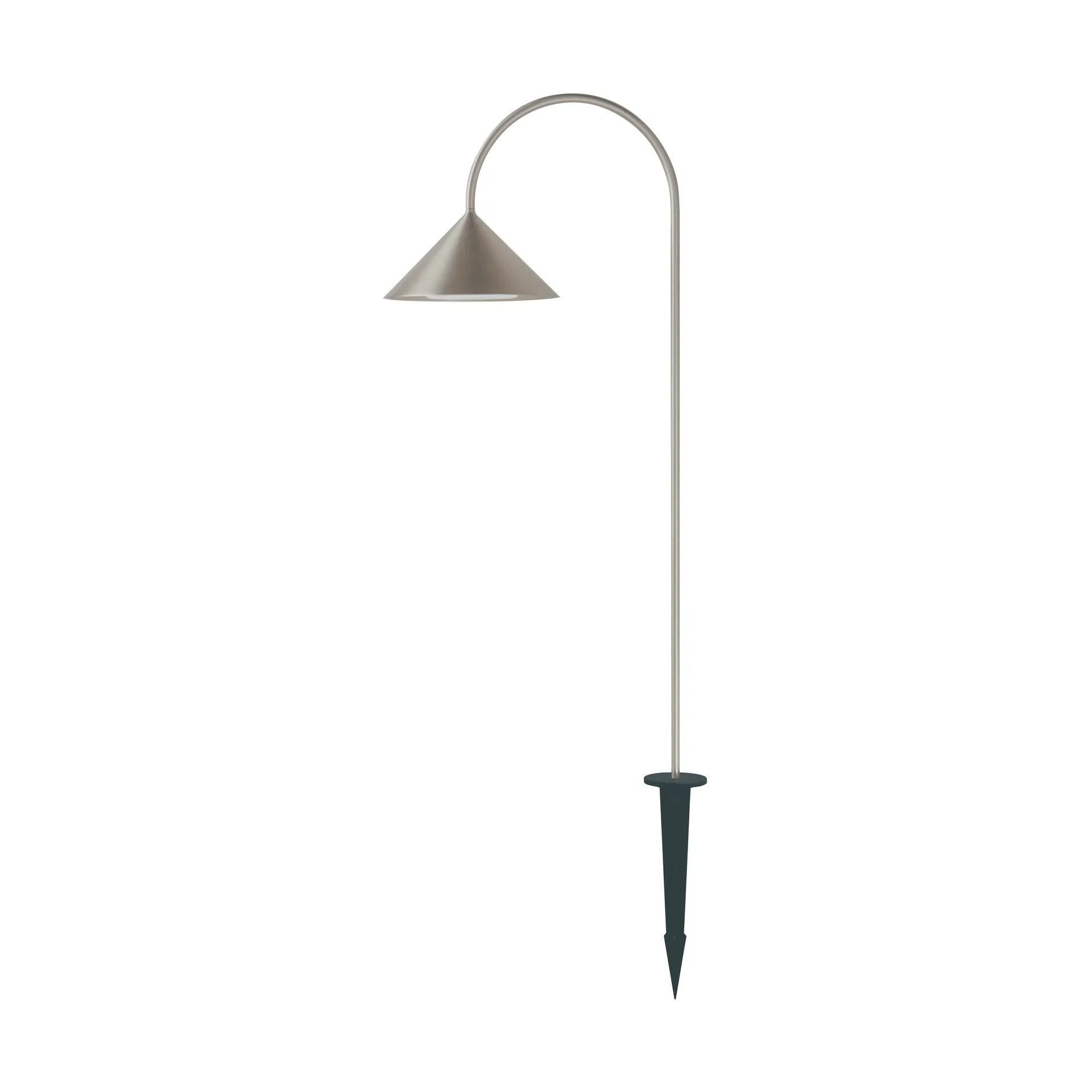 Grasp garden spear Gartenleuchte, Gebürsteter Edelstahl, 82 cm Frandsen