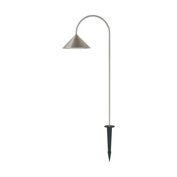 Grasp garden spear Gartenleuchte - Gebürsteter Edelstahl, 82 cm - Frandsen