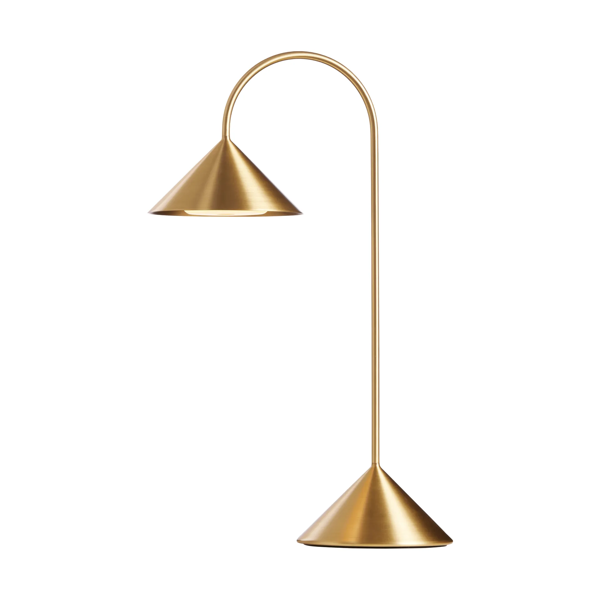 Grasp tragbare Tischleuchte, Massives Messing, 47 cm Frandsen