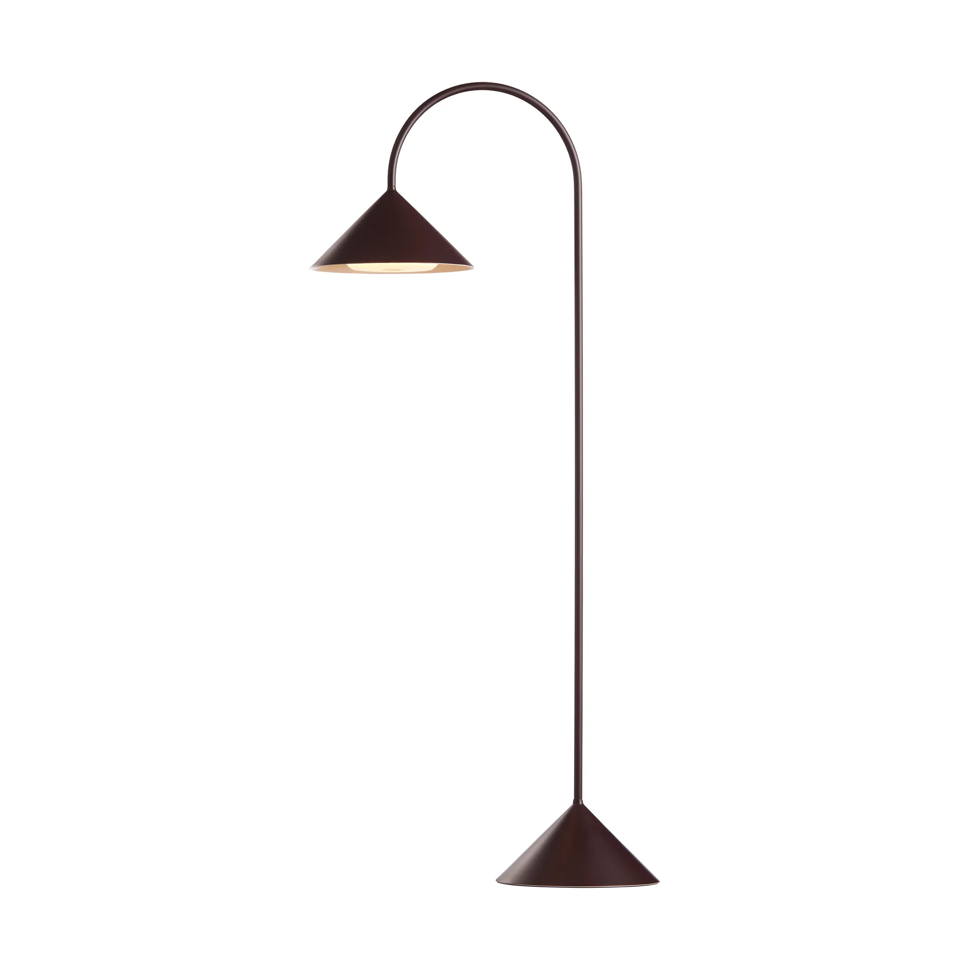 Grasp tragbare Tischleuchte, Matt Beetroot, 72 cm Frandsen
