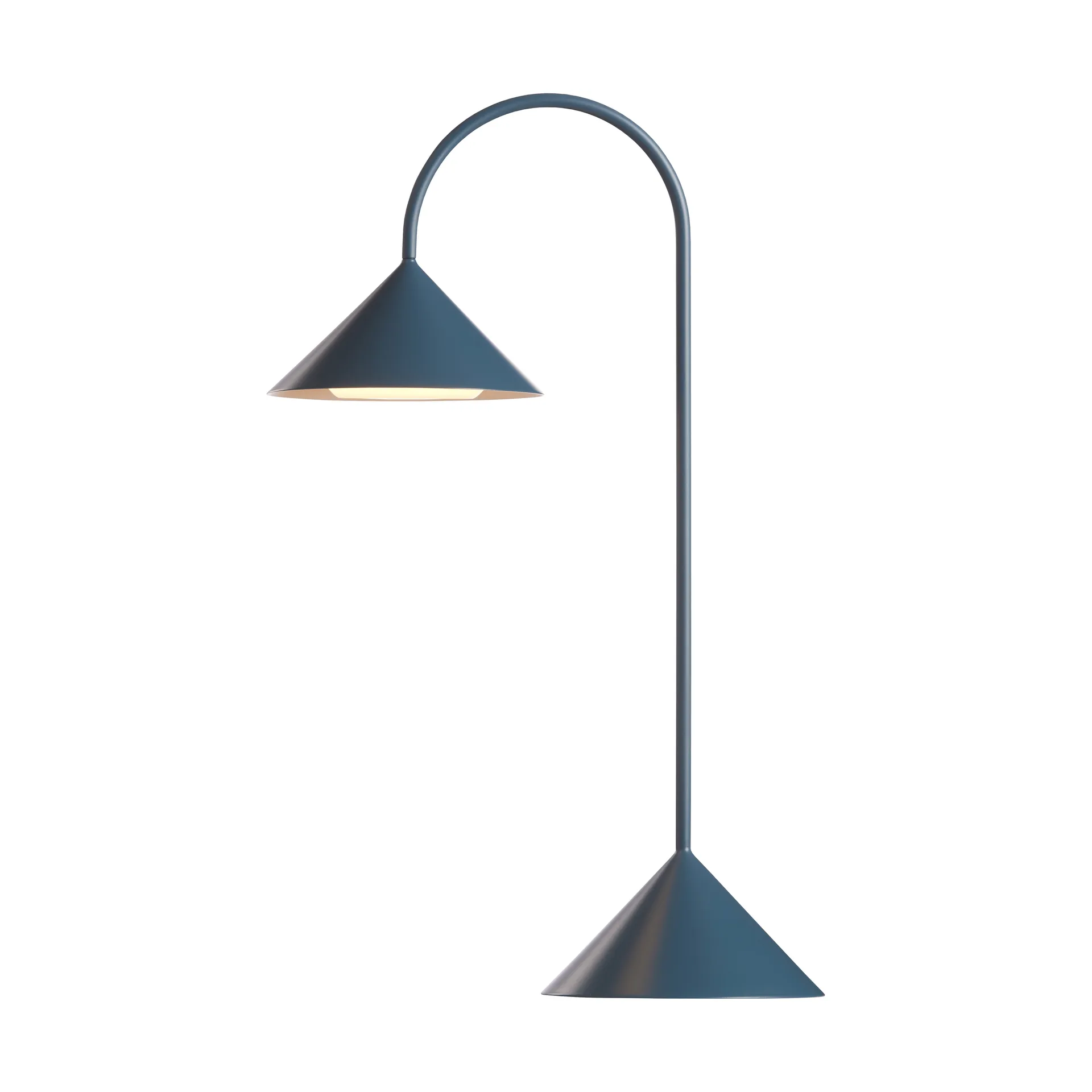 Grasp tragbare Tischleuchte, Matt Petrol, 47 cm Frandsen