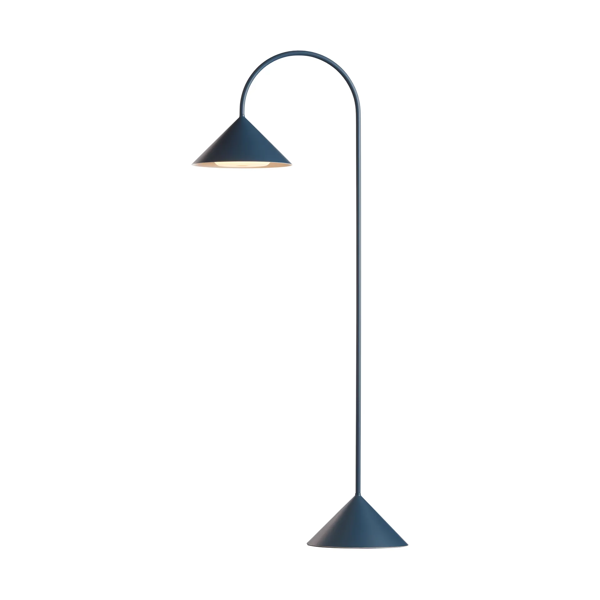 Grasp tragbare Tischleuchte, Matt Petroleum, 72 cm Frandsen