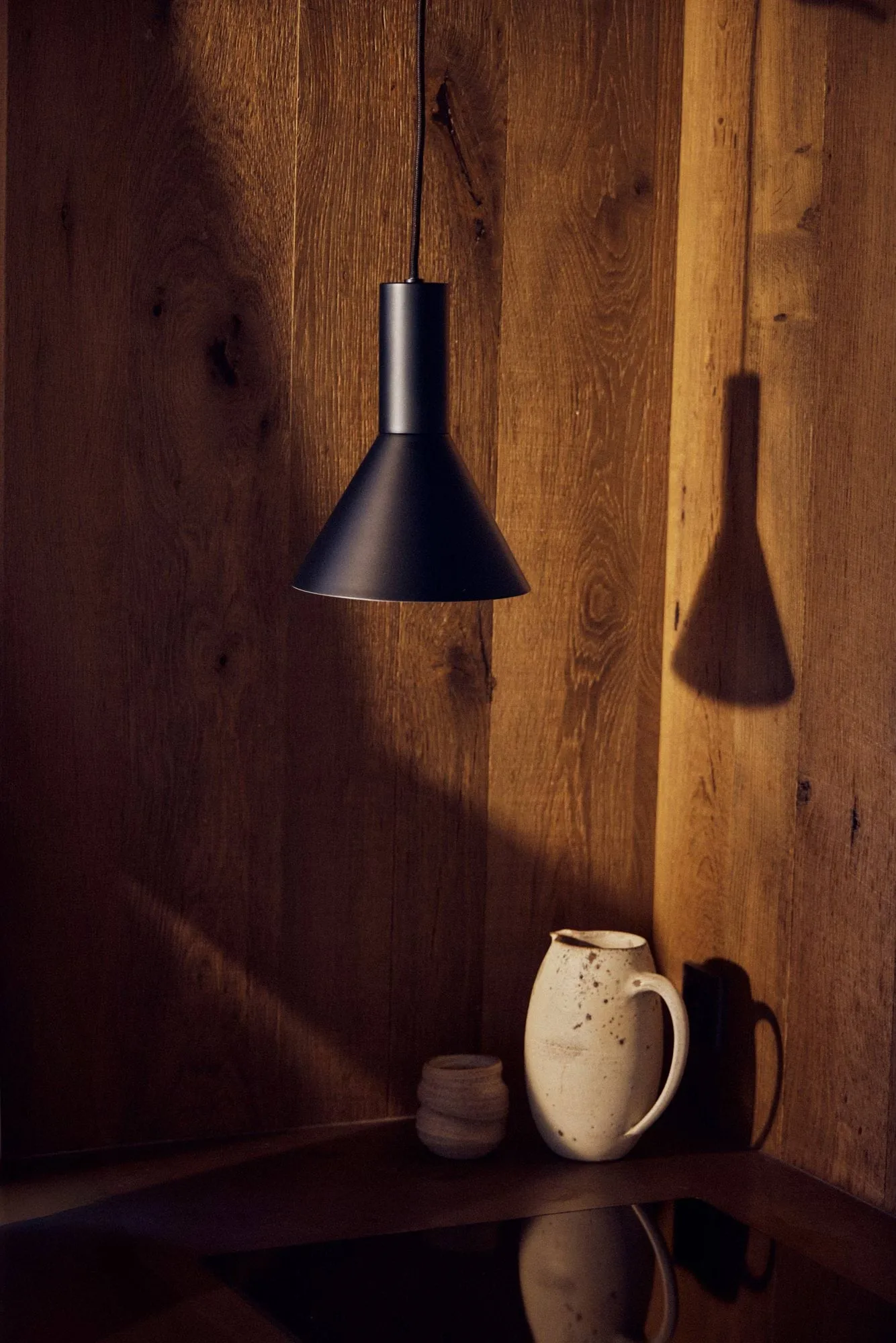 Lyss Pendelleuchte, Matt black, Ø18 cm Frandsen