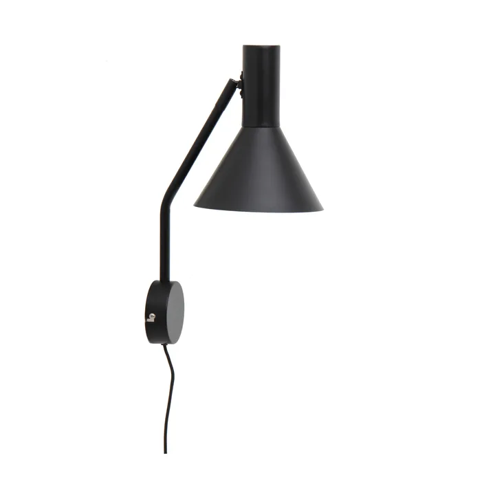 Lyss Wandleuchte - Matt Black, 42 cm - Frandsen