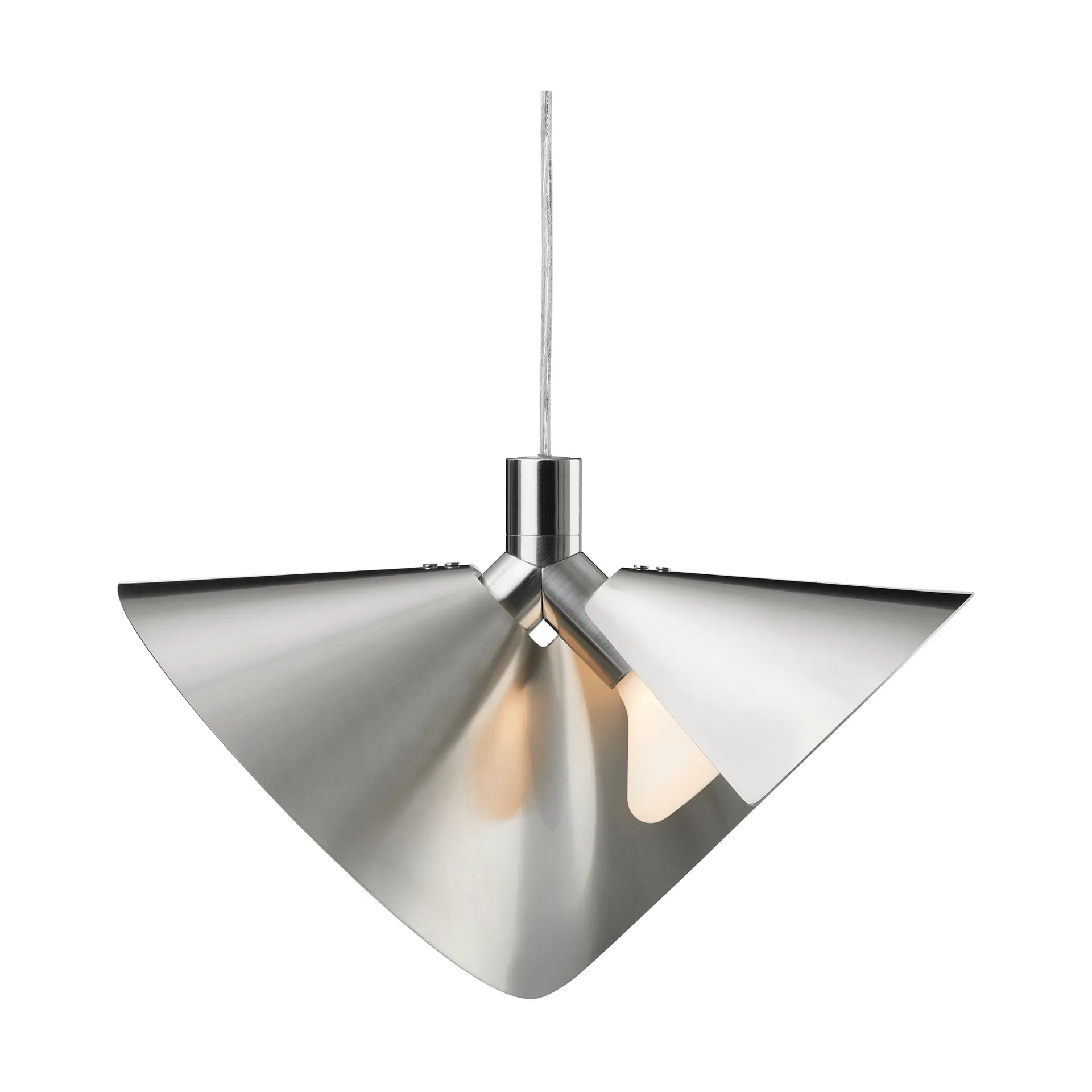 Peel Pendelleuchte, Brushed stainless steel Frandsen