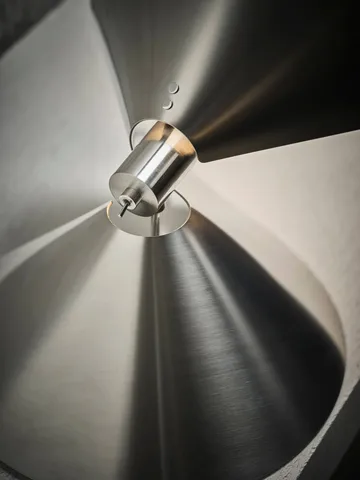 Peel Tischleuchte - Brushed stainless steel - Frandsen