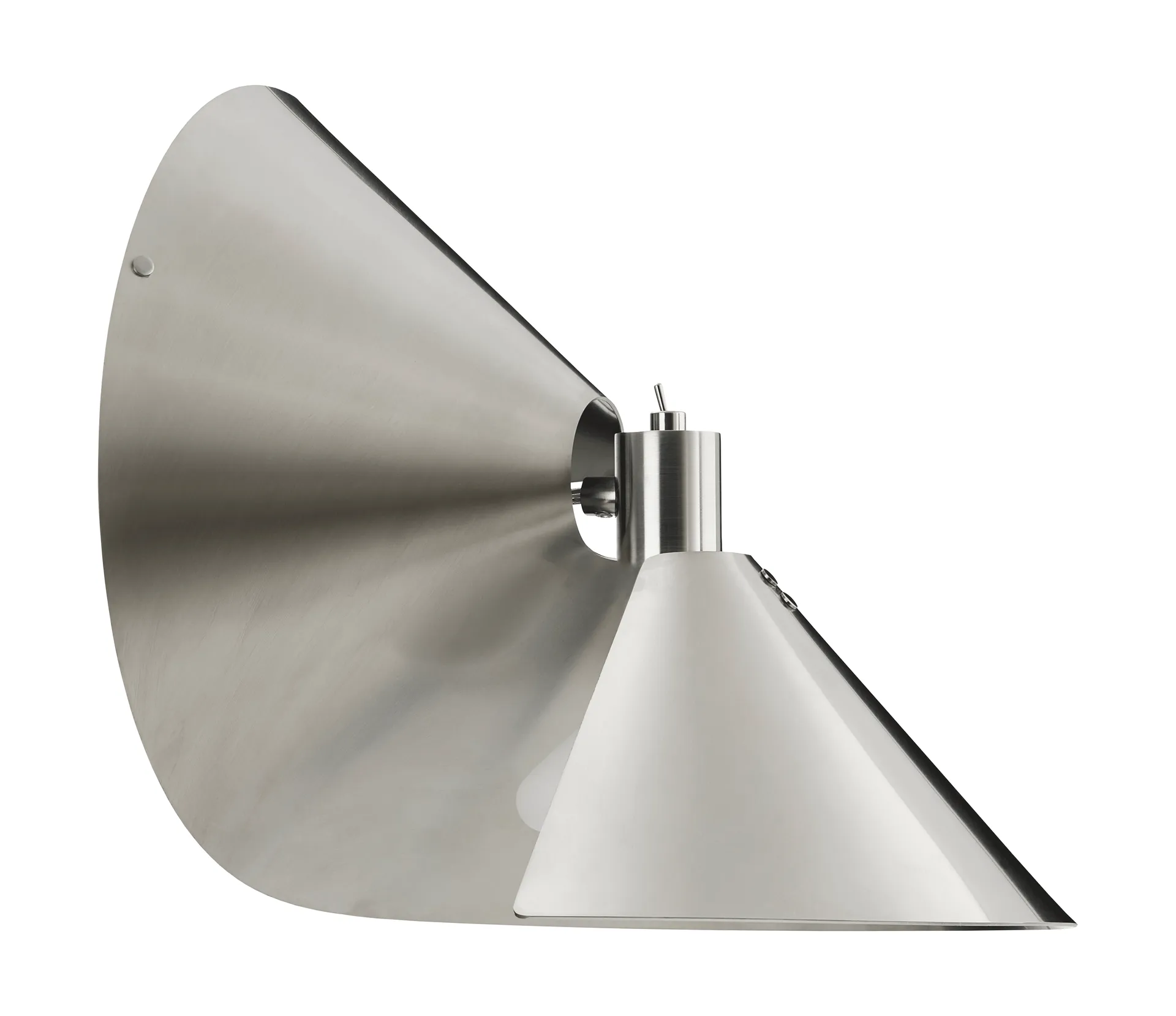 Peel Wandleuchte, Brushed stainless steel Frandsen