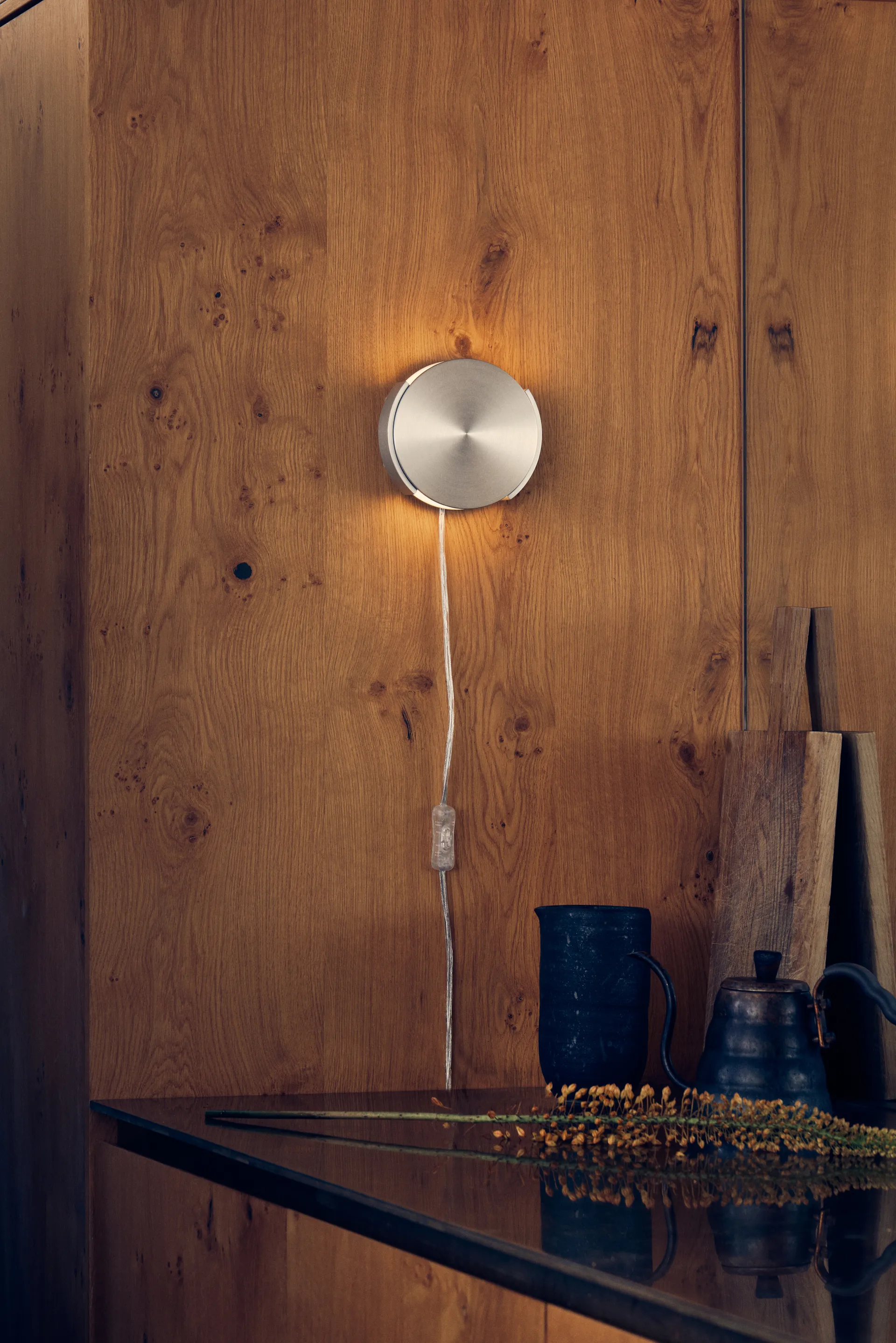 Rotate Wandleuchte, Brushed Aluminium Frandsen