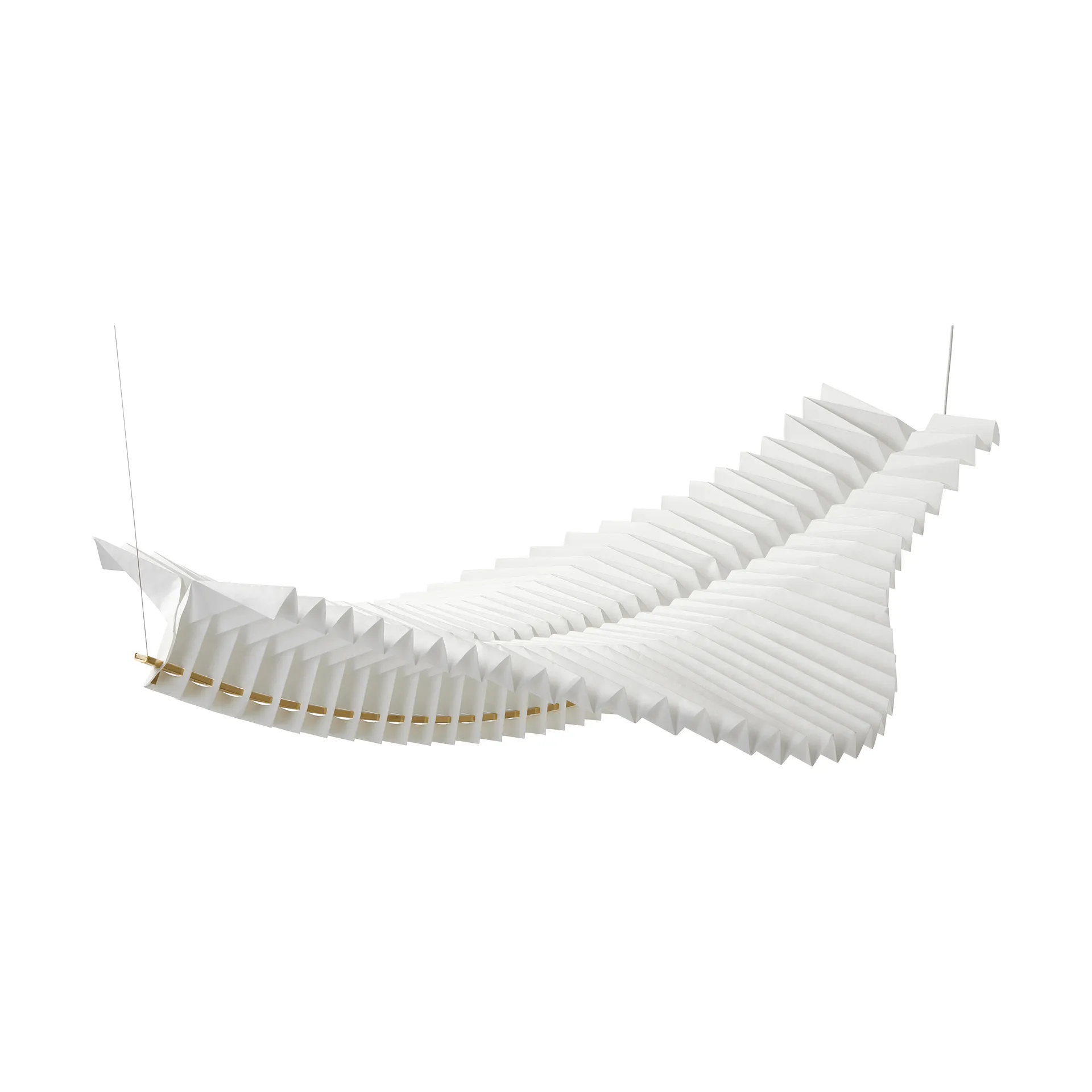 Sora Pendelleuchte, Solid brass-white Frandsen