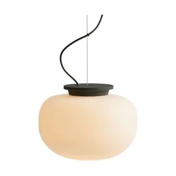 Supernate Pendelleuchte - Opal white-black, Ø28 cm - Frandsen