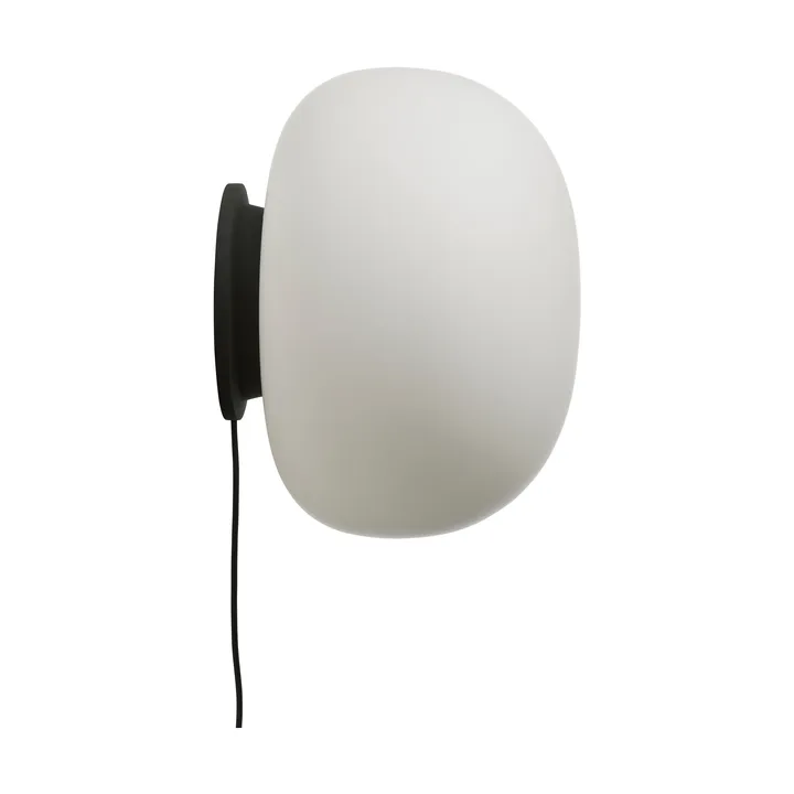 Supernate Wandleuchte - Opal white-black, Ø38 cm - Frandsen