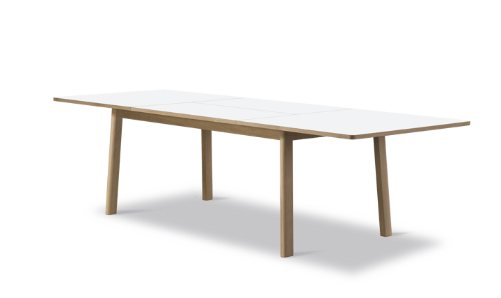 Ana Esstisch 180–280×95 cm, Nanolaminat Weiss-Seifengeölte Eiche Fredericia Furniture