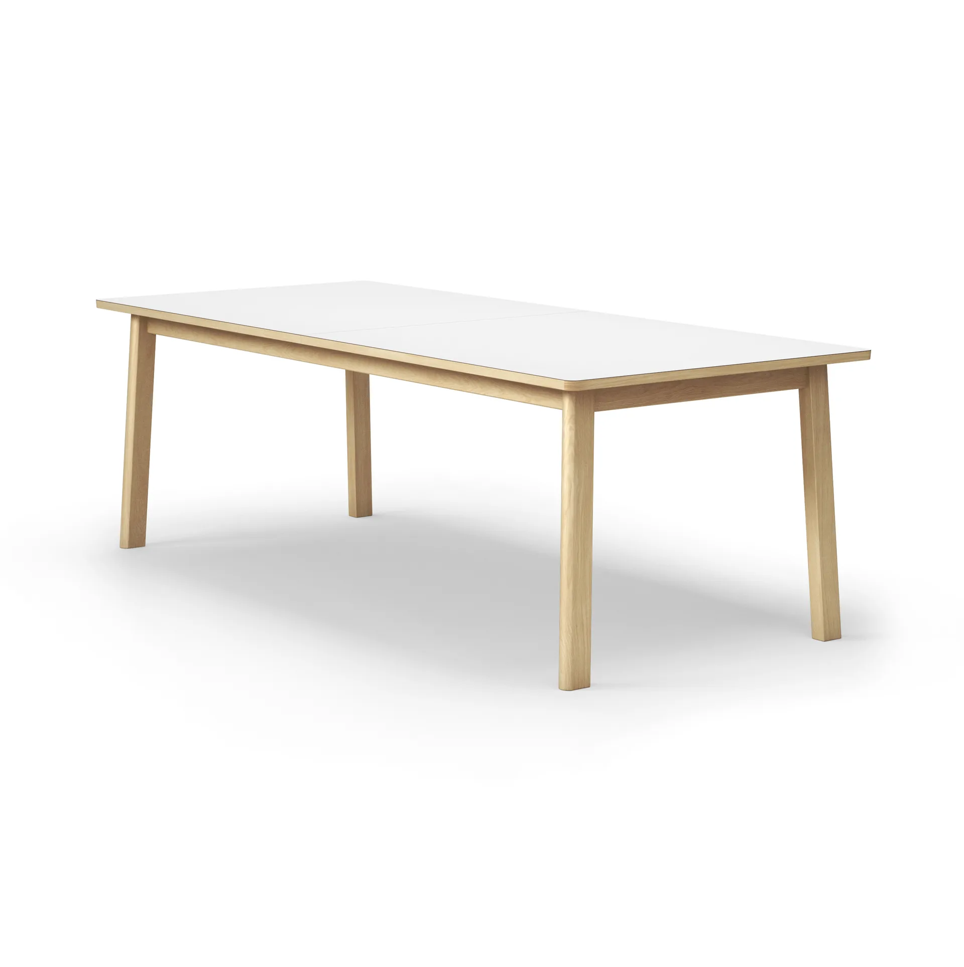 Ana Esstisch 220-320x95 cm, Das Nanolaminat vit-såpad ek Fredericia Furniture