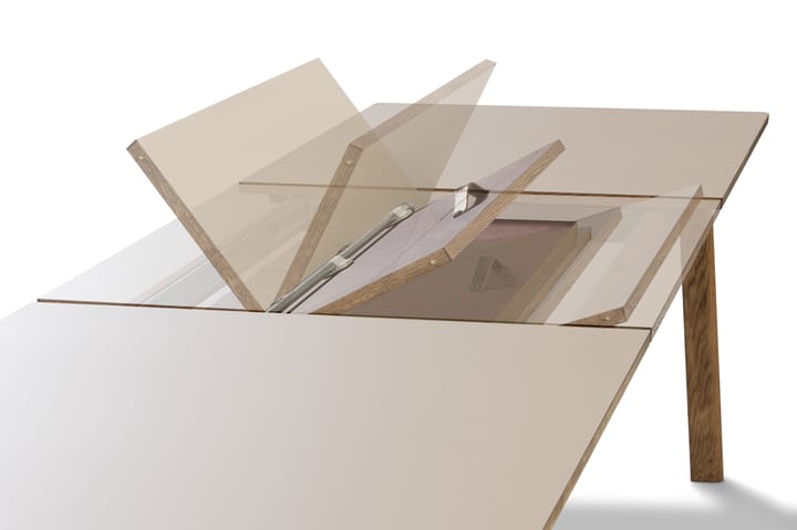 Ana Esstisch 220-320x95 cm, Das Nanolaminat vit-såpad ek Fredericia Furniture