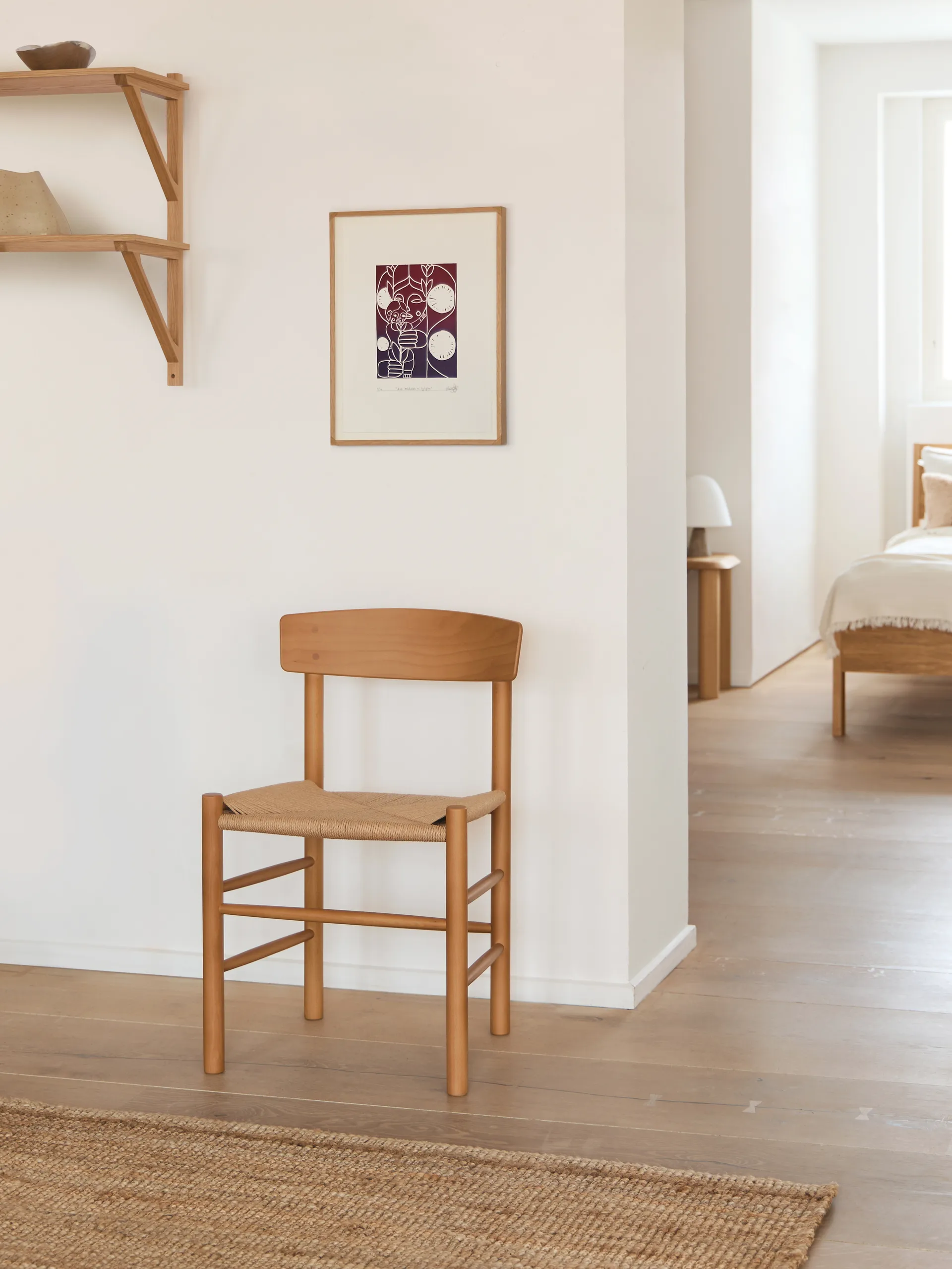 BM29 Regal 78x61 cm, Eiche lackiert Fredericia Furniture