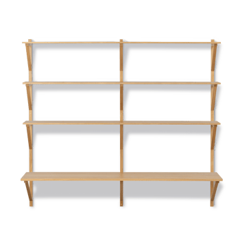 BM29 Regal mit Schreibtisch 149x134 cm - Eiche lackiert - Fredericia Furniture