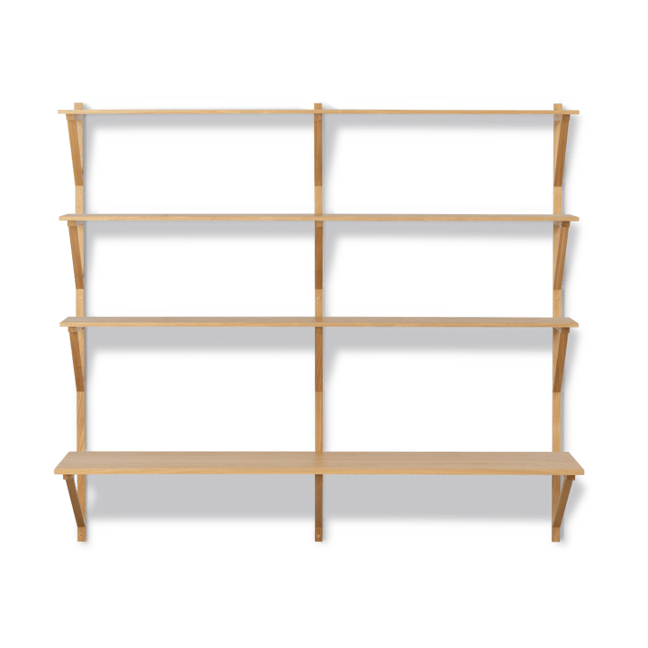 BM29 Regal mit Schreibtisch 149x134 cm, Eiche lackiert Fredericia Furniture