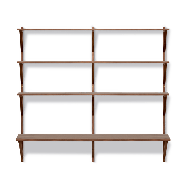 BM29 Regal mit Schreibtisch 149x134 cm, Walnut-Lack Fredericia Furniture